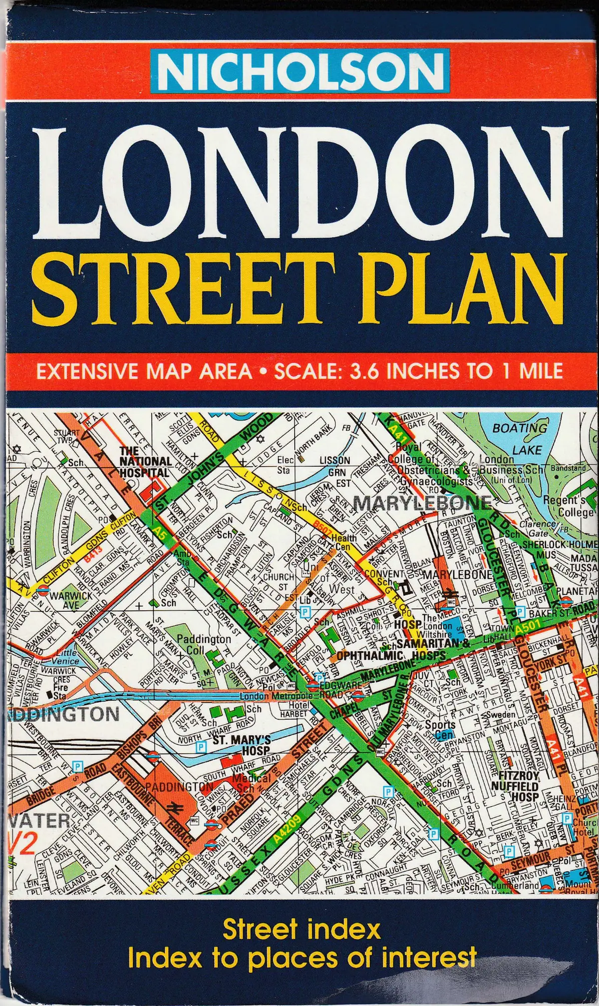 Nicholson London Street Plan Nicholson (Firm) 1