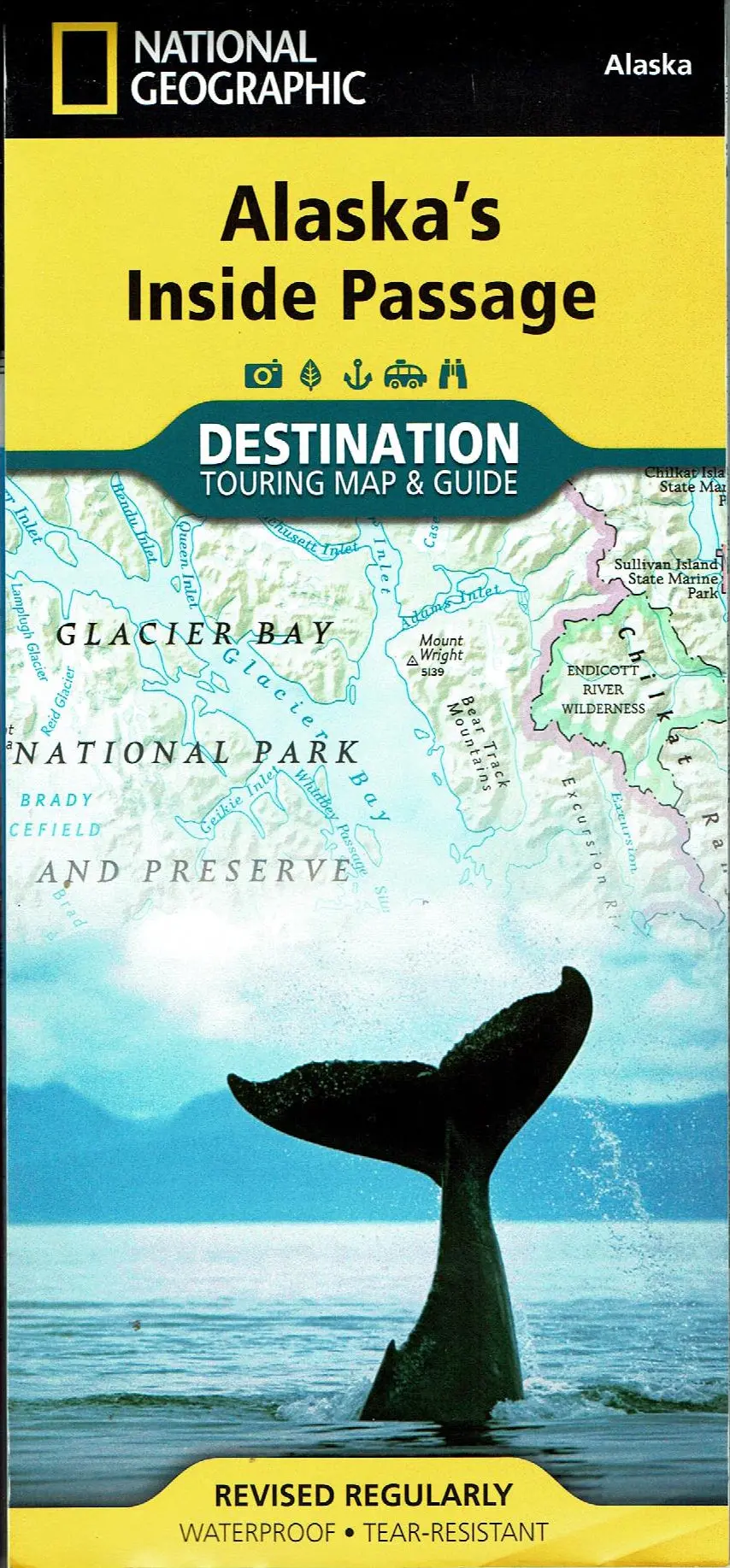Alaska's Inside Passage (National Geographic Destination Map) [Map] National Geographic Maps 1