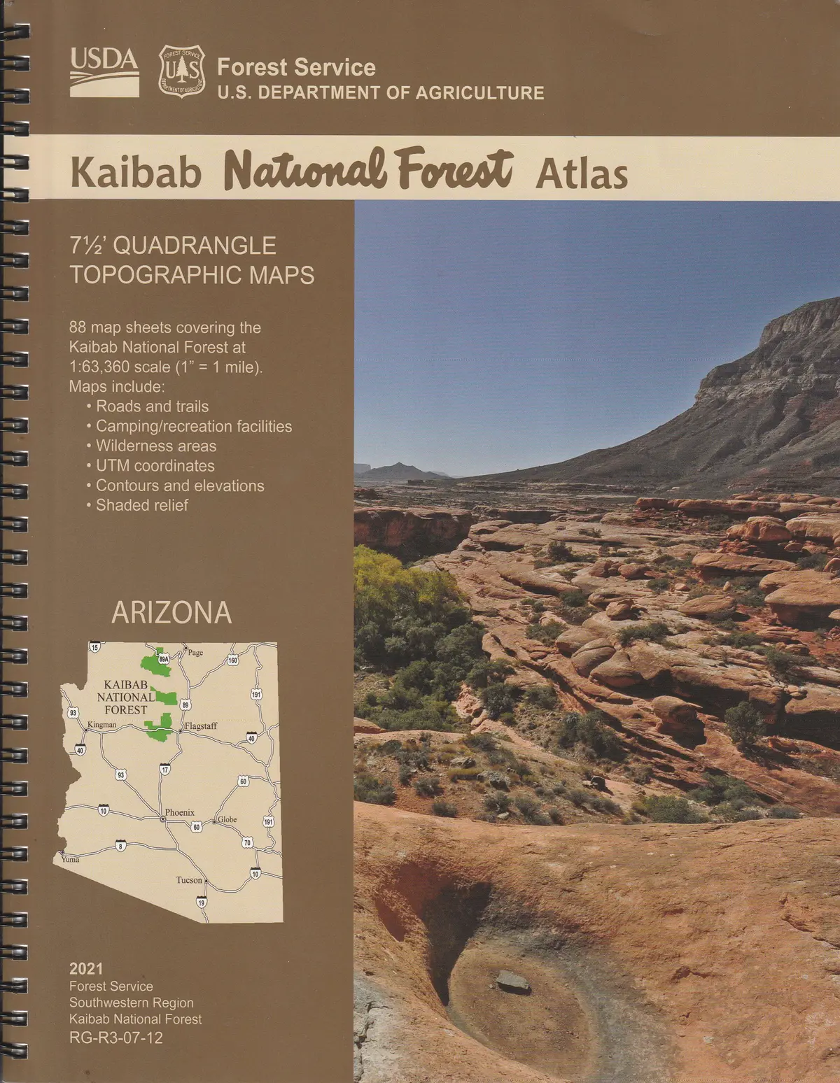Kaibab National Forest Atlas - Topographic Quandrangle Maps 1