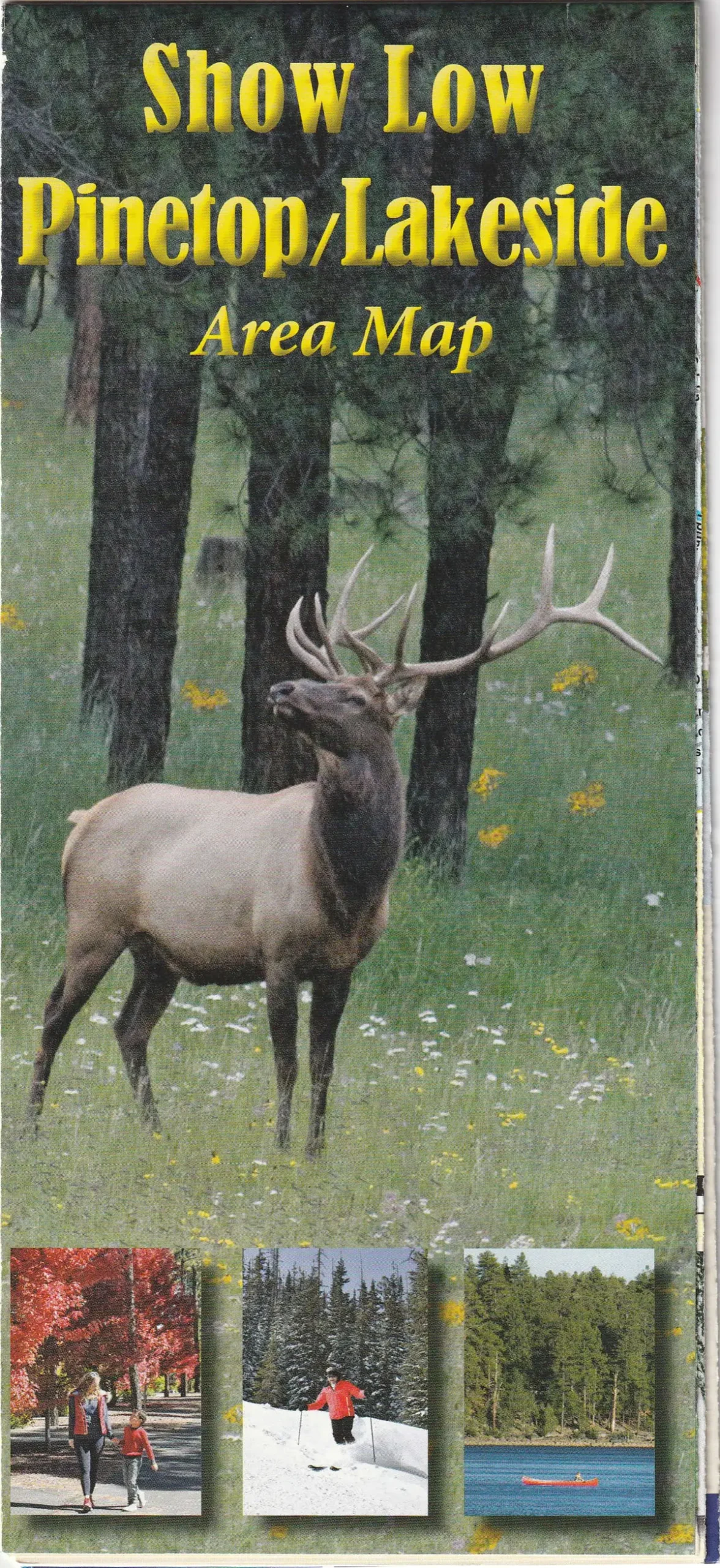 Show Low Pinetop Lakeside Area Map 1