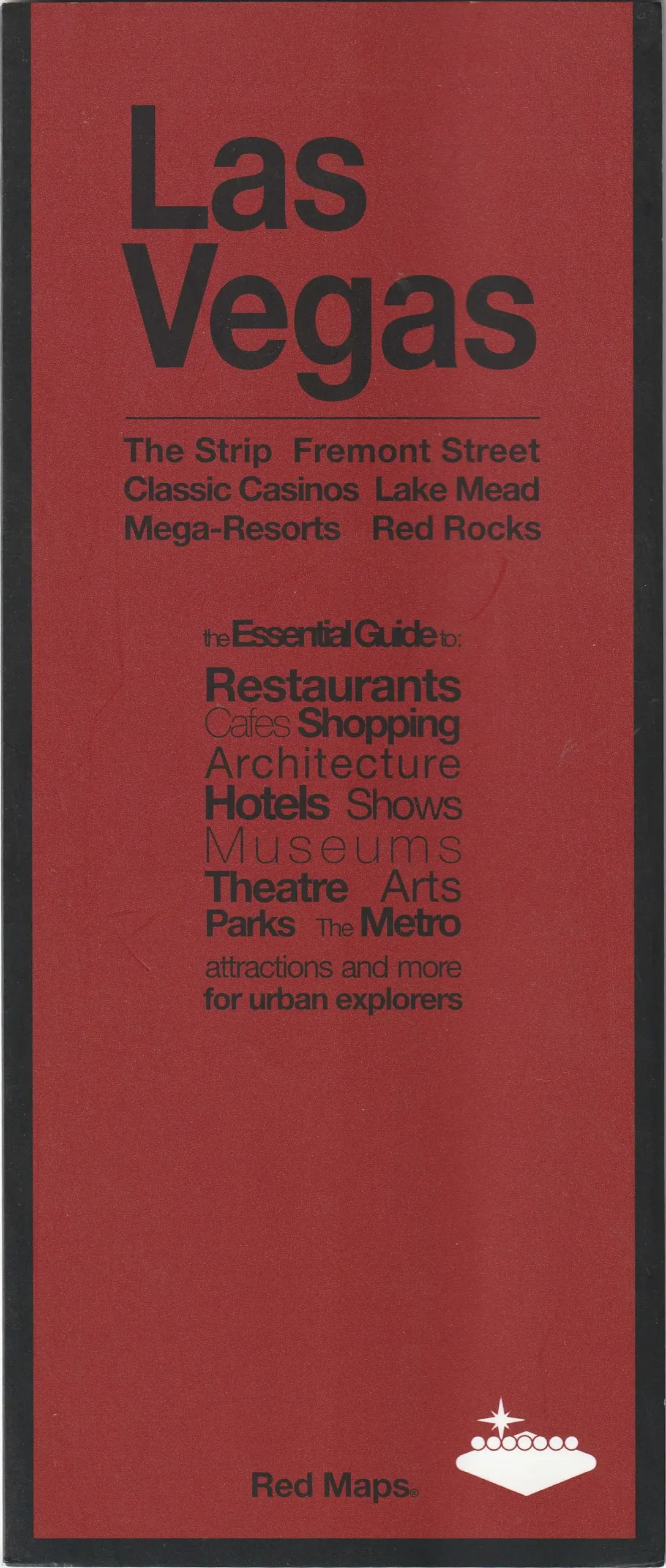 Red Map Las Vegas City Travel Guide Red Maps 1