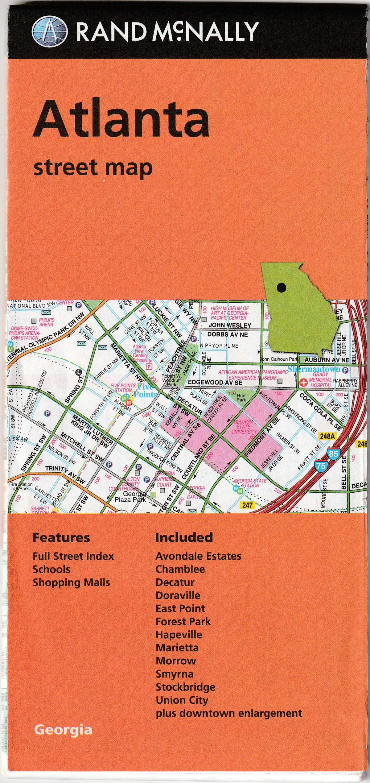Rand Mcnally Atlanta Street Map Rand Mcnally 1