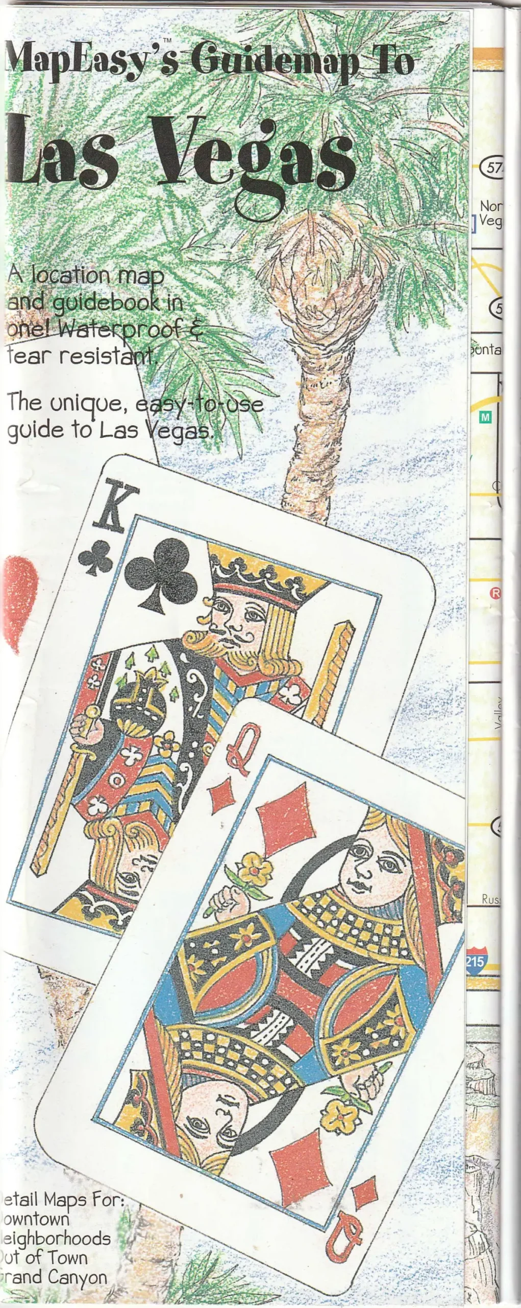 Mapeasy's Guidemap To Las Vegas, Nv Mapeasy 1