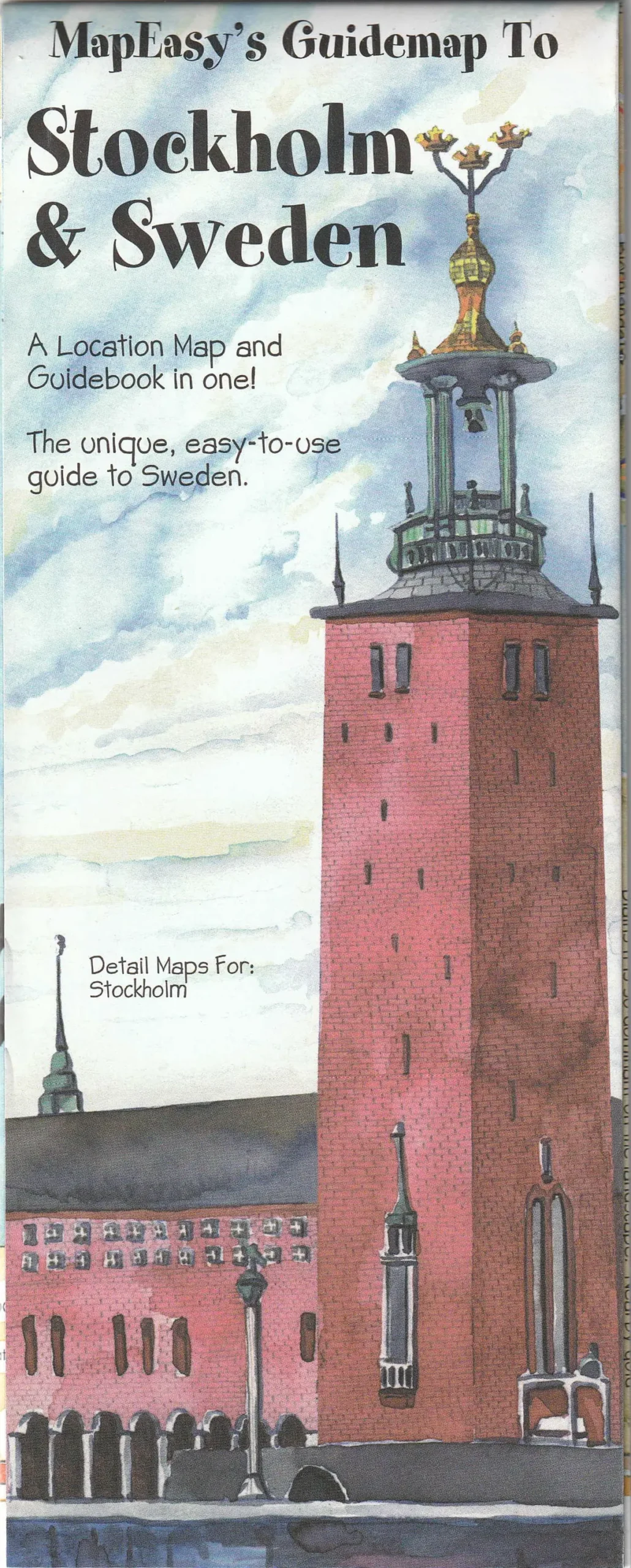 Mapeasy's Guidemap To Stockholm & Swedw Mapeasy 1
