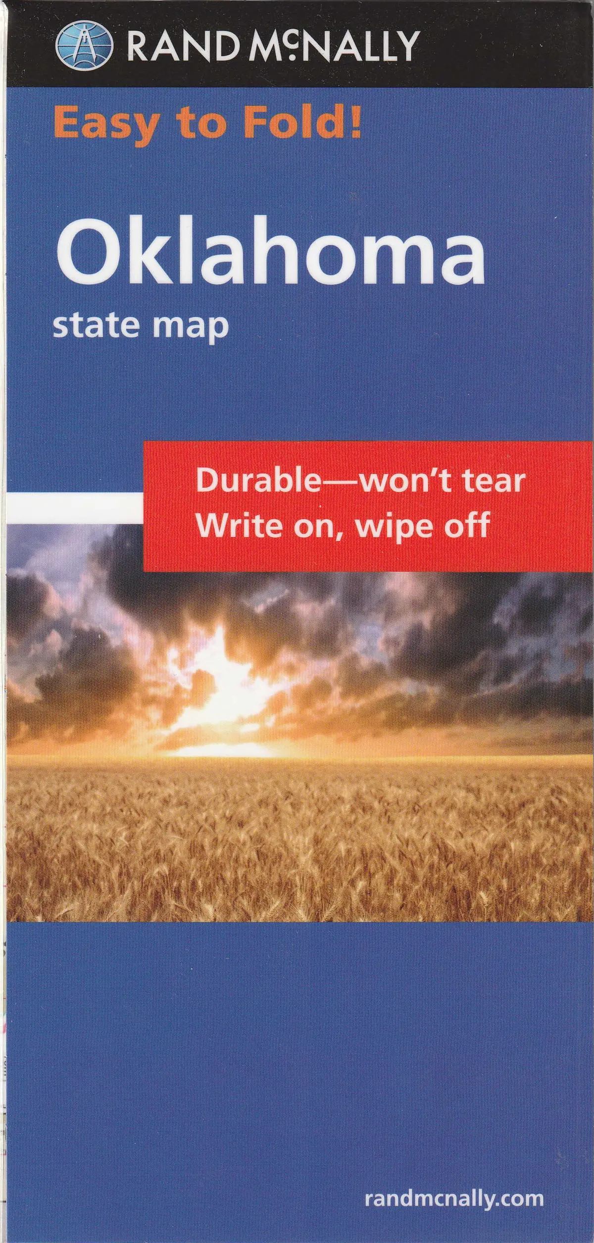 Oklahoma State Map (Easy To Fold!) 1