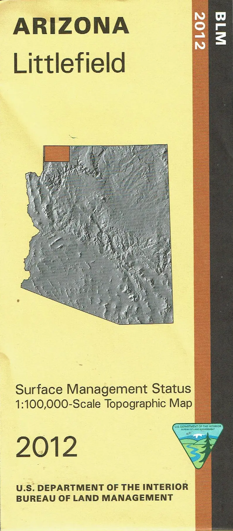 Littlefield Surface Management Status 1:100,000-Scale Topographic Map (60X30-Minute Quadrangle) 1