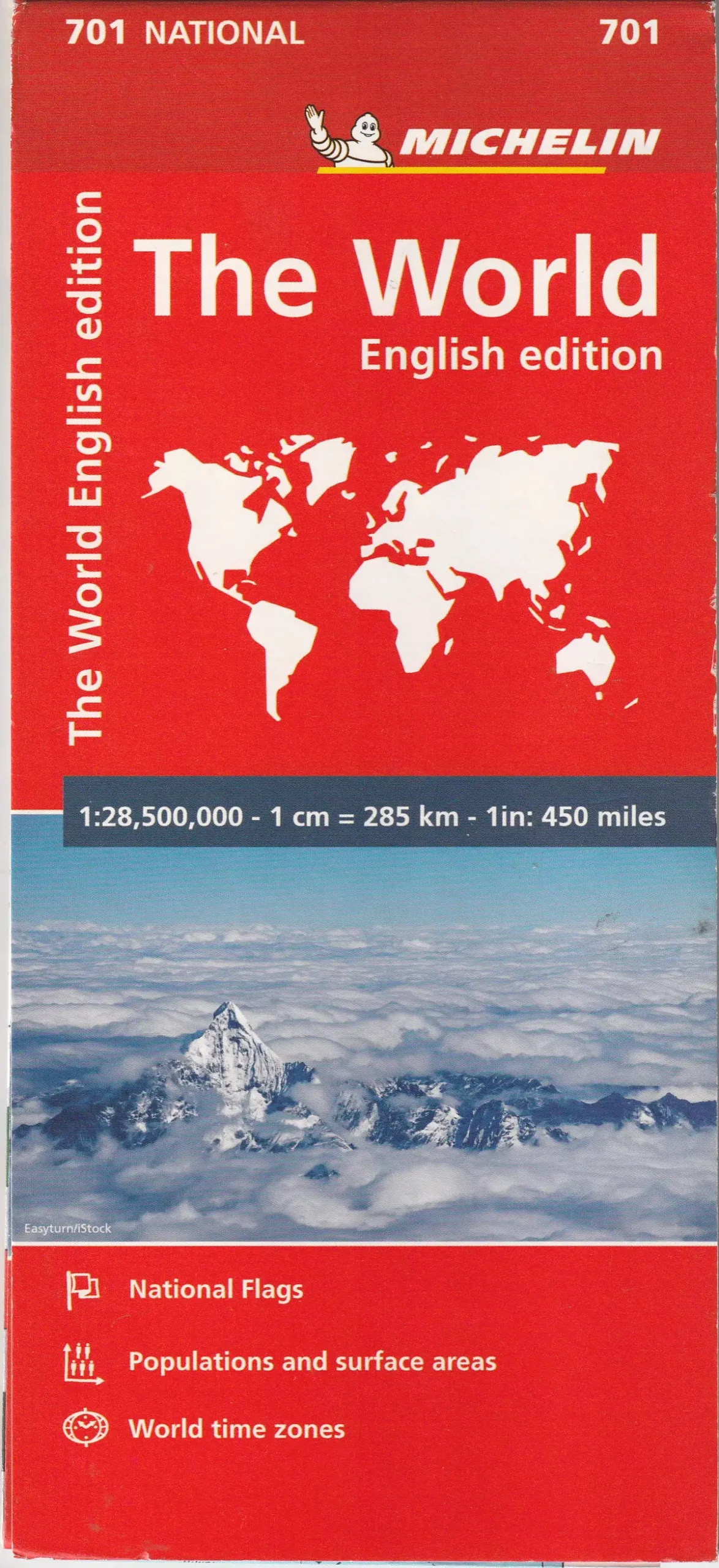 The World 1:28,500,000 (National Map 701) 1