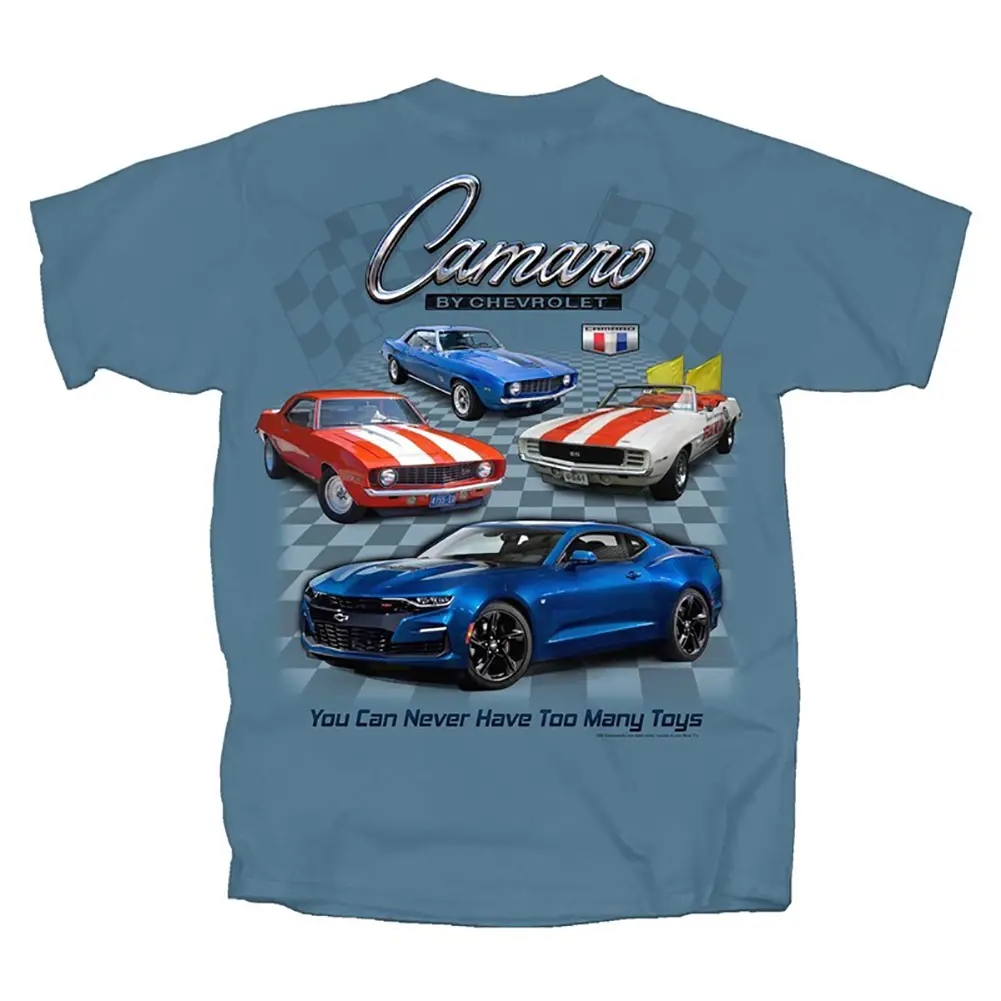 Camaro Too Many Toys T-Shirt : Blue 1