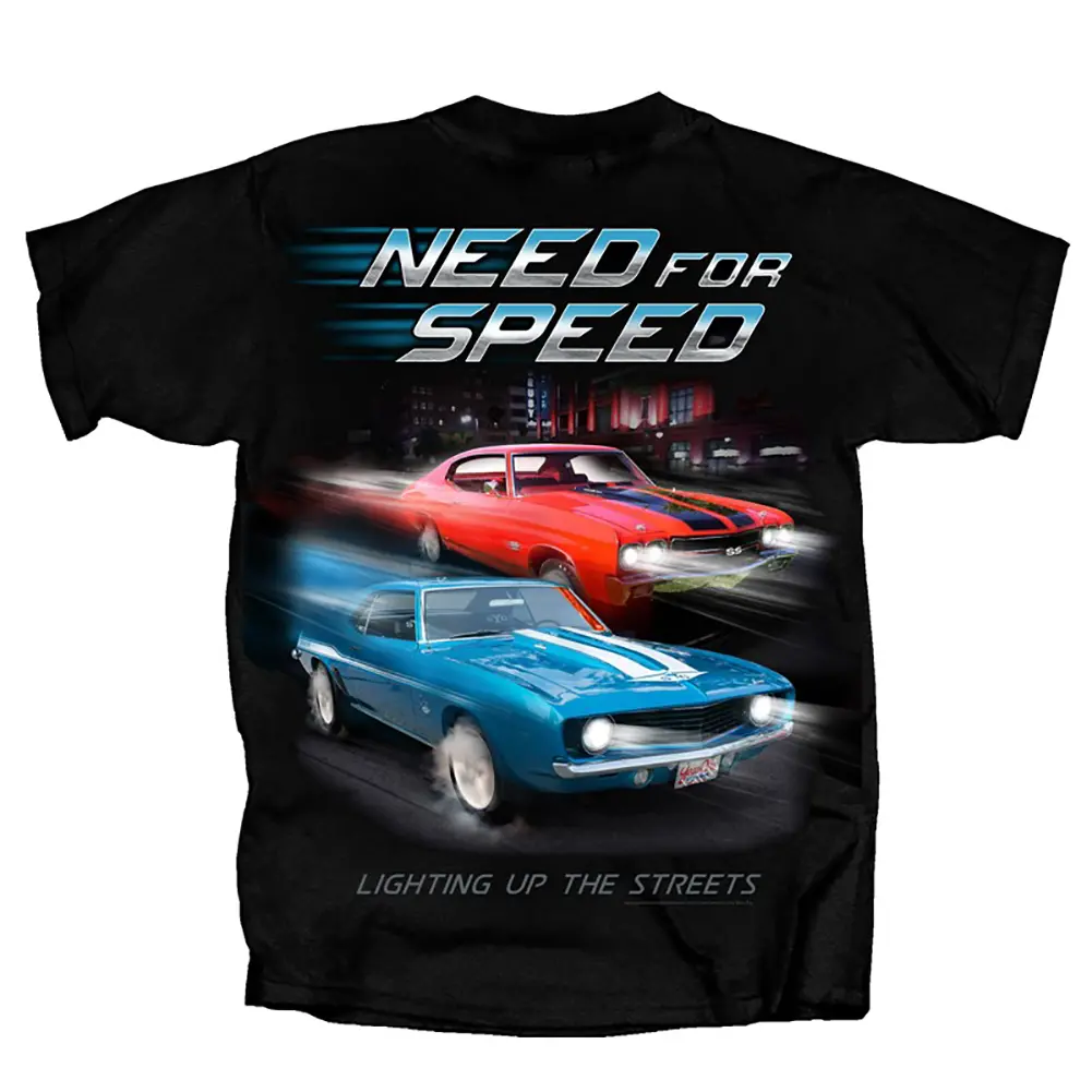 Camaro Need For Speed T-Shirt : Black 1