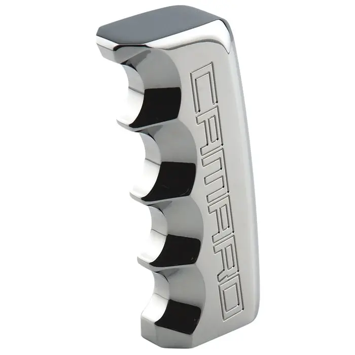 2010-2015 Camaro Logo Gear Shift Handle Billet Aluminum - Chrome 1