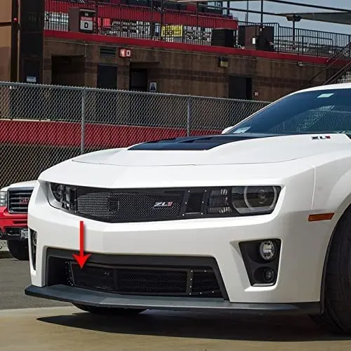 Gt Corsa Grille V8 Lower - Black W/Brushed Accent Trim Compatible For Camaro 2014-2015 1
