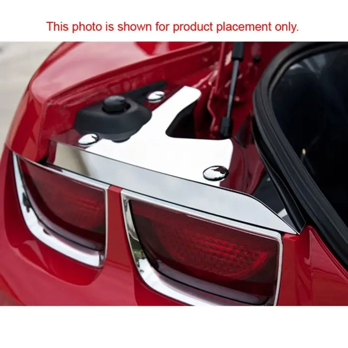 2010-2014 Camaro Trunk Plates W-Caps - Polished 4Pc. - Used 1