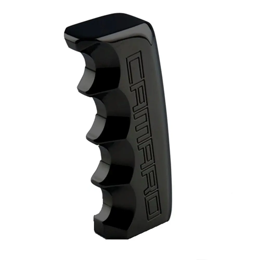 2010-2015 Camaro Logo Gear Shift Handle Billet Aluminum - Black 1