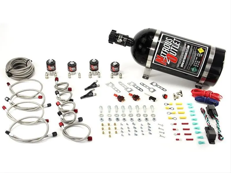 Nitrous Outlet 00-10003-10 Efi Dual-Stage Nitrous System – Single-Nozzle, Ecu-Controlled Power Adder 1