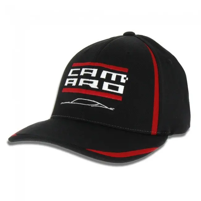 Camaro Performance Accent Hat- Black/Red 1