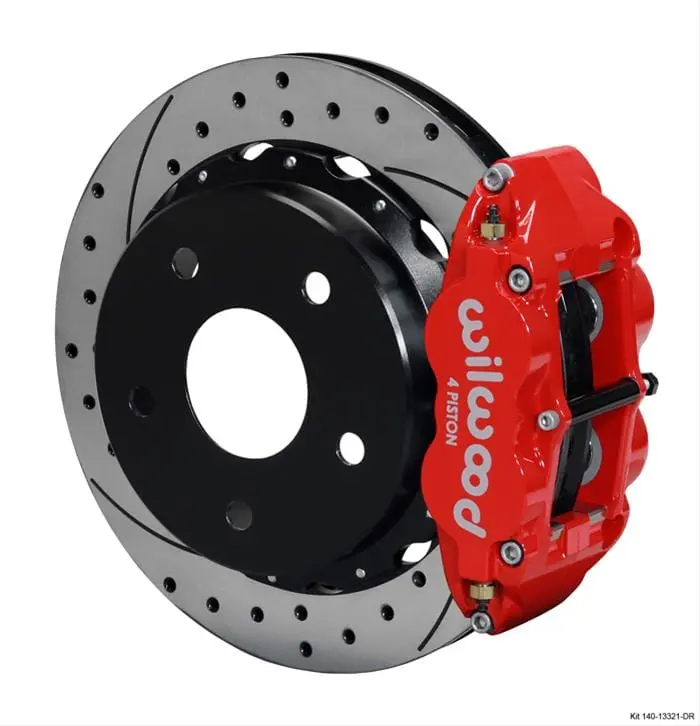 Wilwood Forged Narrow Superlite 4R Rear Big Brake Kit With Parking Brake – Part 140-13321-Dr 1