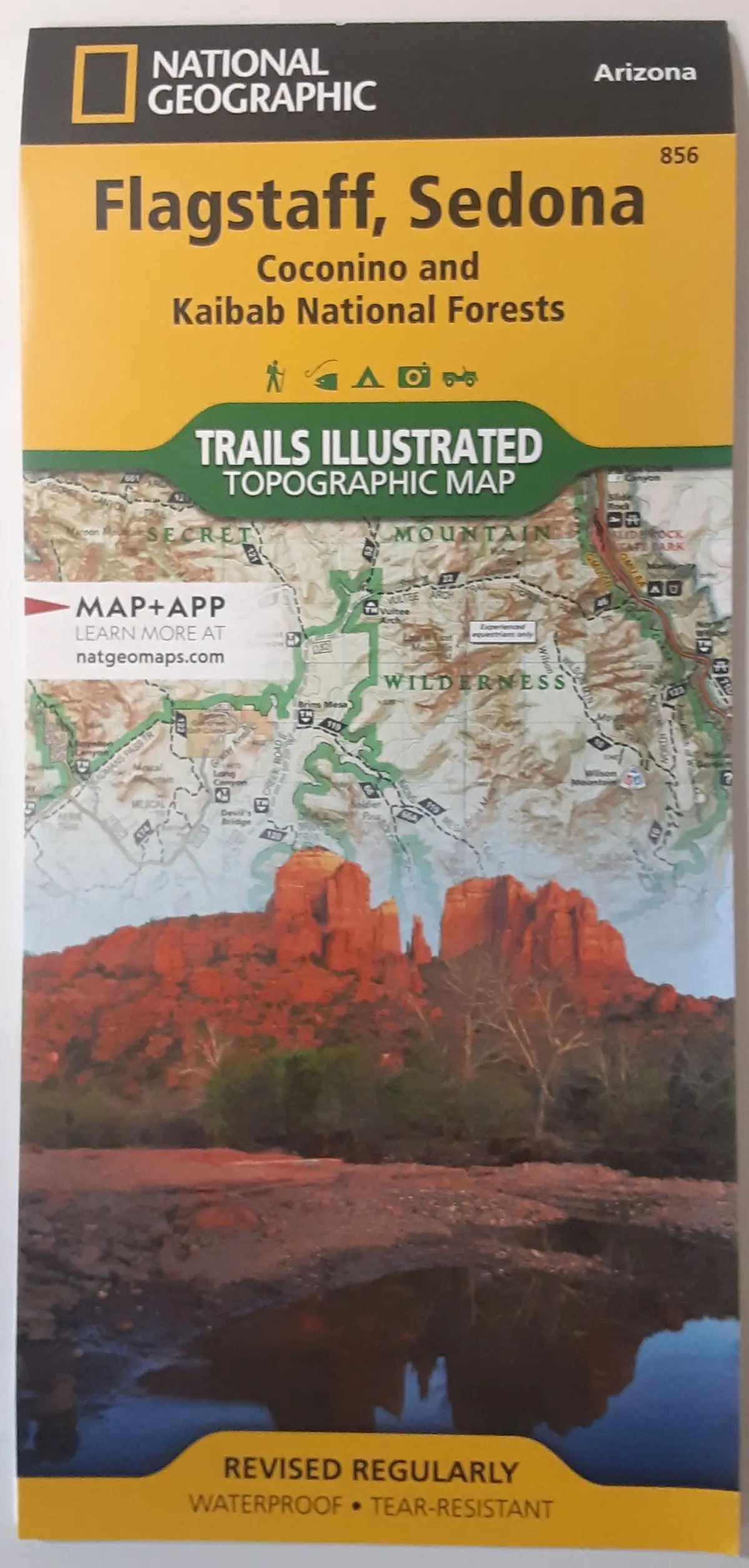 Flagstaff, Sedona Map (Coconino And Kaibab National Forests) Trails Illustrated Map, 856 1