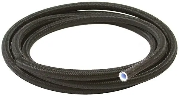 Af250-04-1M: 250-Series Black Ptfe (Teflon®) Braided -4An Hose, 1-Meter Length 1