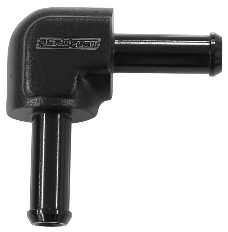 Af843-06Blk 90-Degree Black Anodized Barb-To-Barb Hose Connector 1