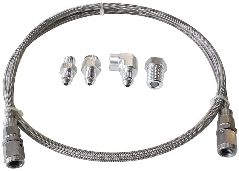 Stainless Steel Braided -3An Gauge Line Kit – Pressure Monitoring Installation Set 1