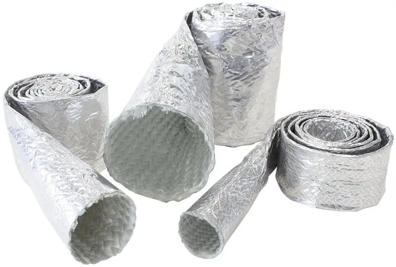 Aluminized High-Temperature Heat Sleeve For Exhaust Protection 1
