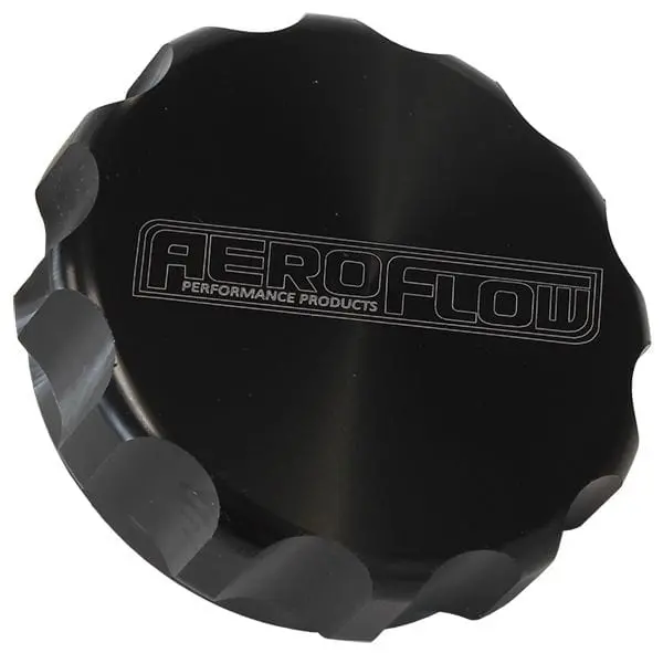 1.5" Billet Aluminum Threaded Filler Cap – Black Anodized (Af59-460-24Blk) 1