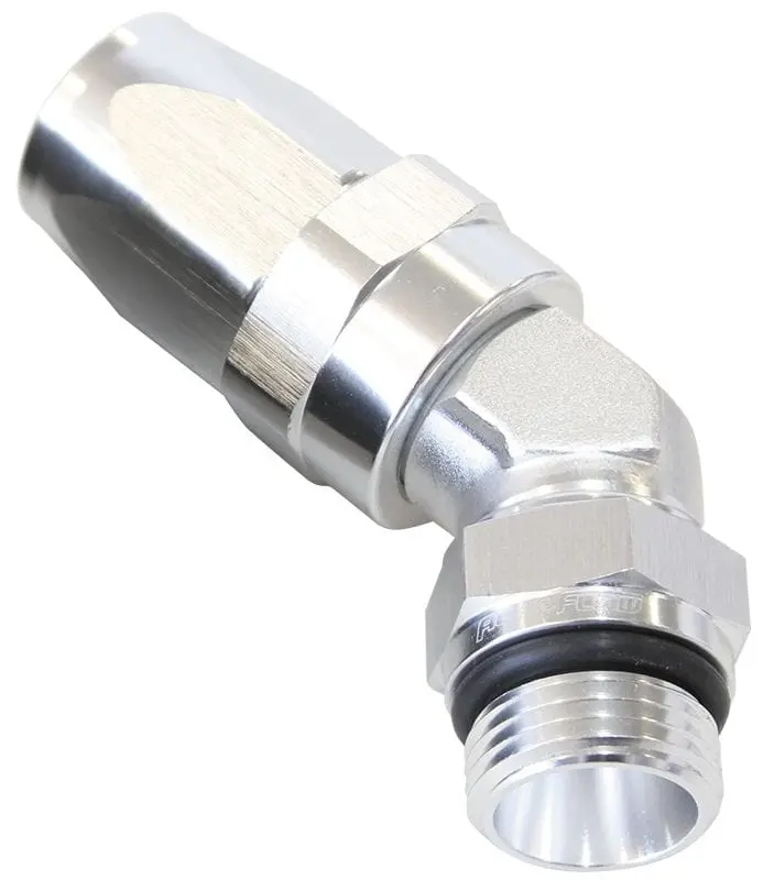 Af Hose End: 45° Orb Taper Swivel Fitting – -8 Orb To -10An Adapter (Af844-10-08S) 1