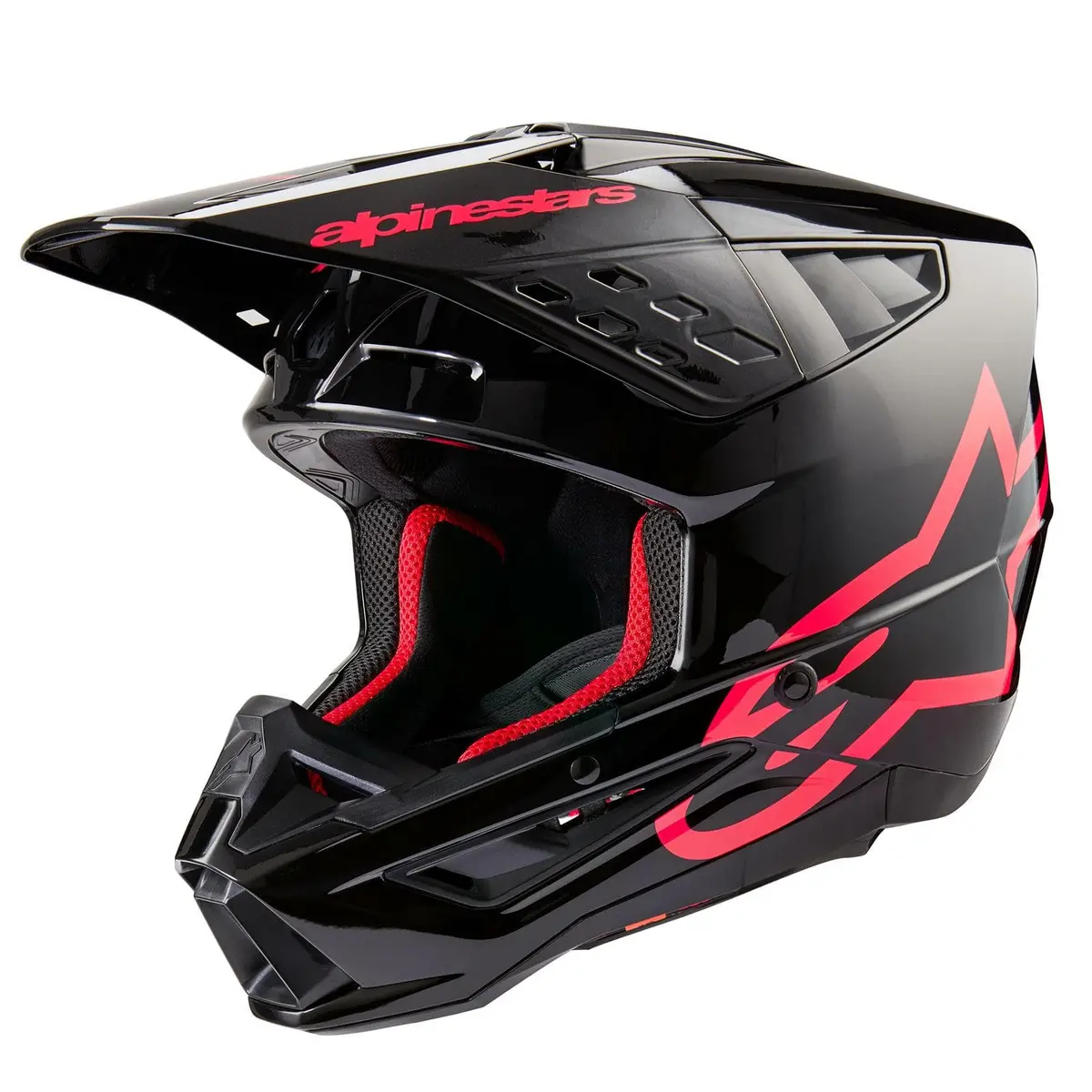 Alpinestars Sm5 Motocross Helmet – Matte Blue, Size S 1