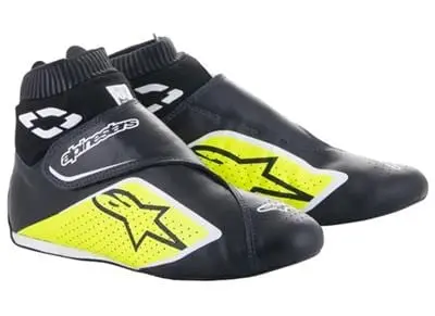 Alpinestars Race-Ready Driving Shoes – Size 6, Black/Red (Model 2716122-158-6) 1