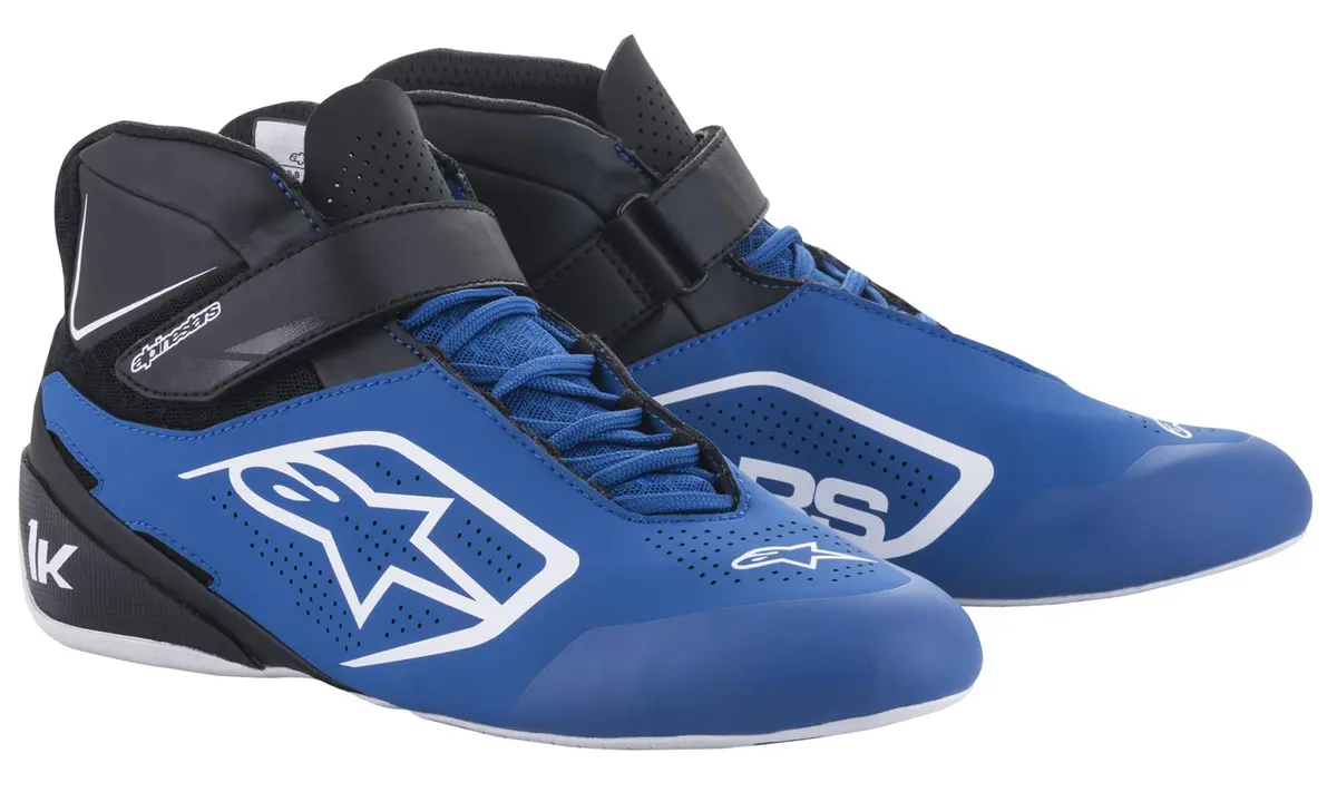 Alpinestars Tech-1 K V2 Mid-Top Racing Shoes – Ce-Certified, Perforated Leather, Size 11.5 1