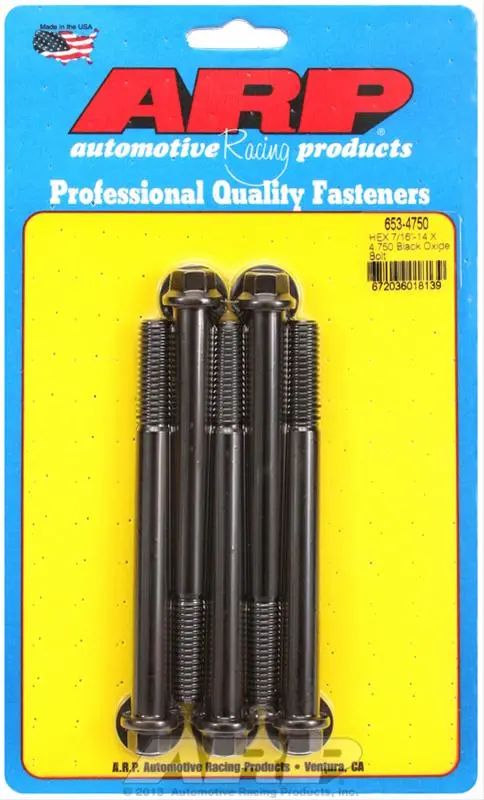 Arp Chromoly Steel Engine Bolts – Grade 8.8, 653-4750 1