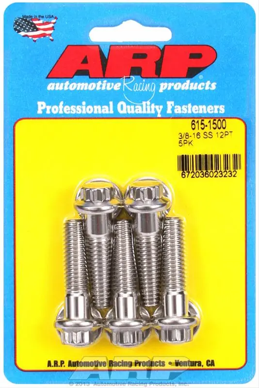 Arp 615-1500 Stainless Steel Fasteners — High-Strength Engine Bolts 1