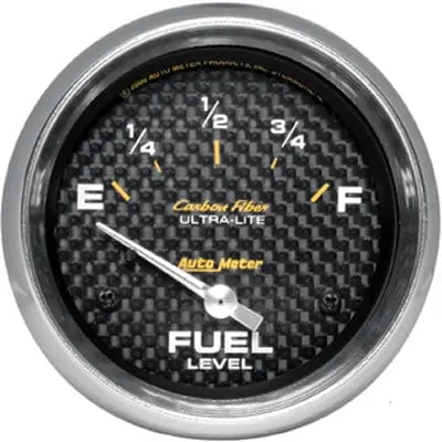 Autometer 4816 Carbon Fiber Ultra-Lite Analog Boost Gauge 1