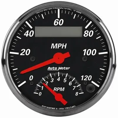 Autometer Designer Black Series Analog Gauge Kit – Model 1481 1
