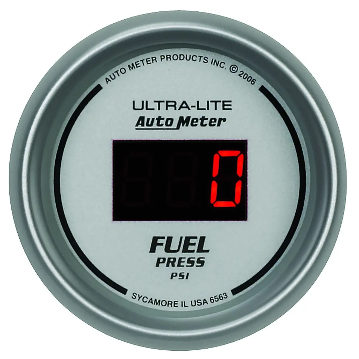 Ultra-Lite Digital Fuel Pressure Gauge - Compact 2-1/16" Display With Led Backlight (Au6563) 1