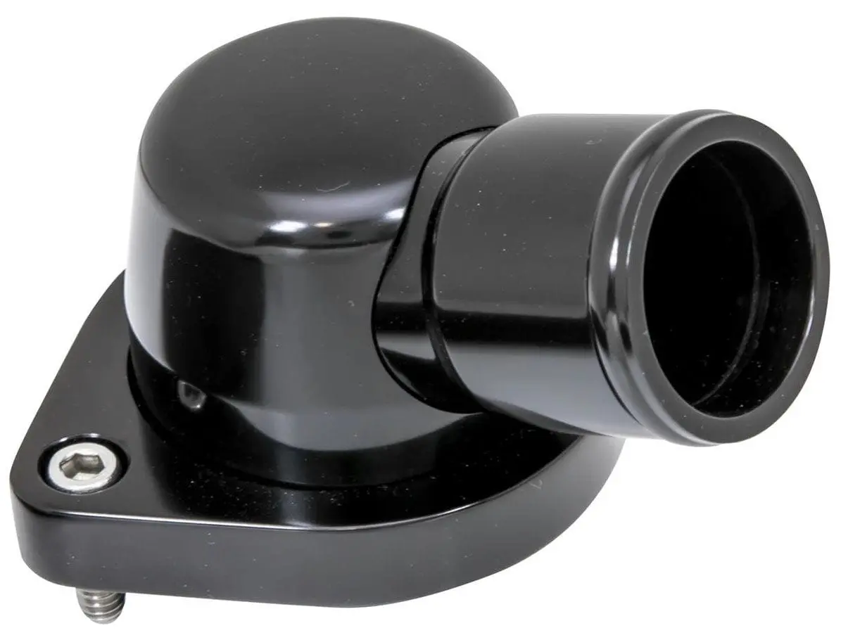 Black Anodized Thermostat Housing – Bsblk90334 For Oe+ Cooling Upgrades 1