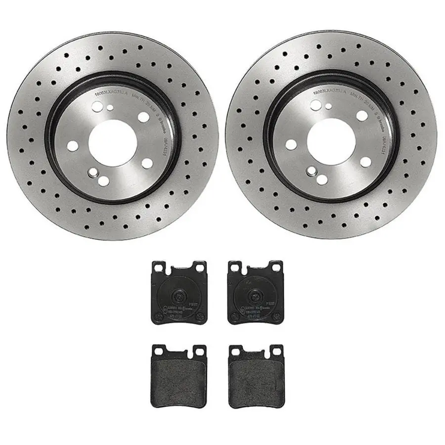 Brembo Kt04475 High-Performance Brake Pad And Rotor Kit 1