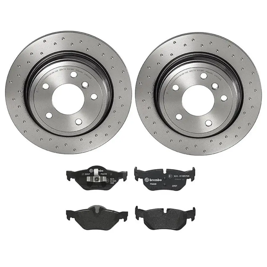 Brembo Ktx4050 Complete Front Brake Pad & Rotor Kit 1