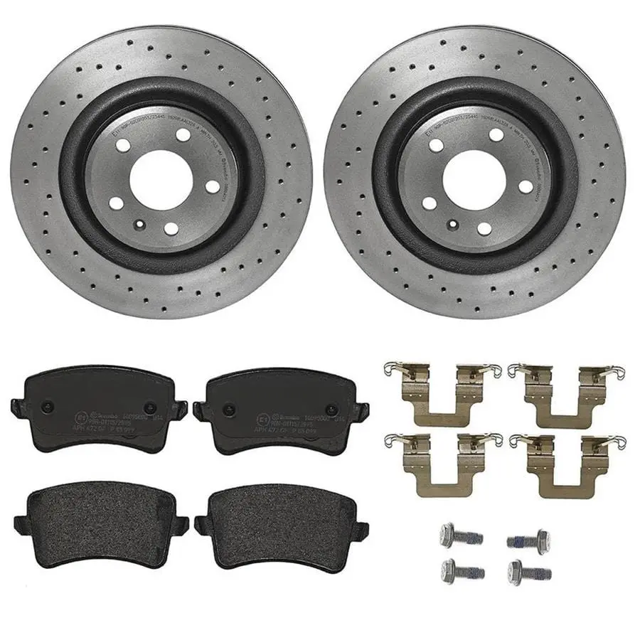 Brembo Ktx4066 Disc Brake Pad And Rotor Combo Kit 1