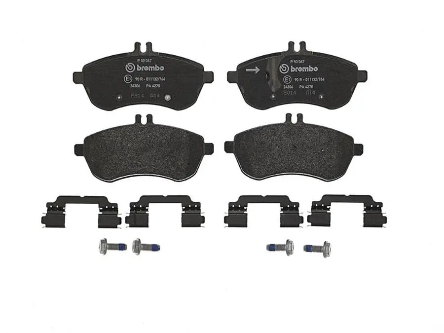Brembo P50067 Low-Metallic Brake Pad Set – Street & Track Use 1
