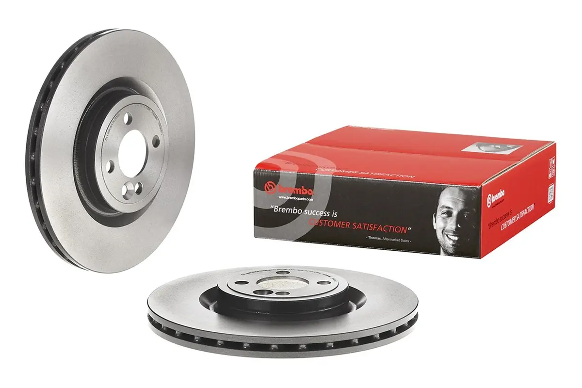 Brembo Uv-Coated Premium Brake Rotors – Direct-Fit Replacement 09.B956.11 1