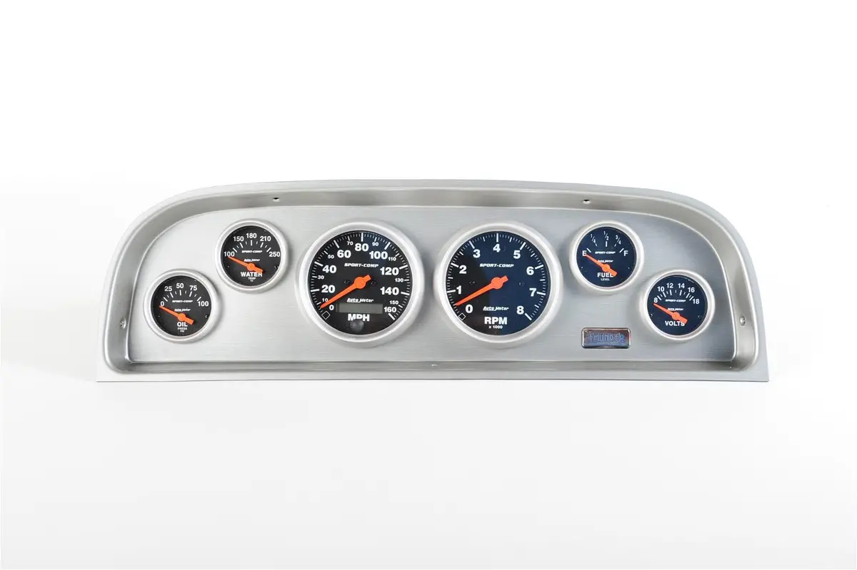 Classic Thunder Road Instrument Panel W/ Autometer Gauges – 107600612 1