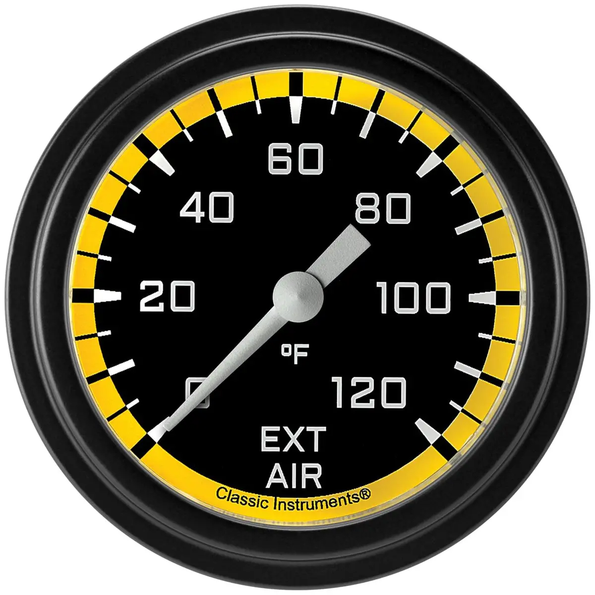 Classic Instruments Ax399Yblf Auto Cross Yellow Series Gauges 1