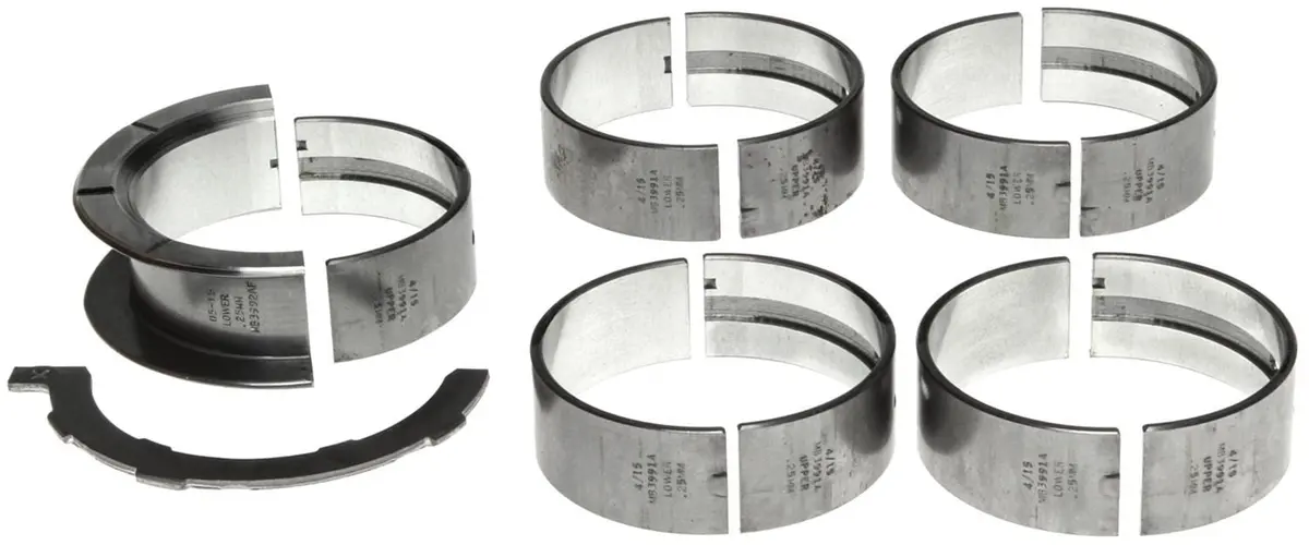 Clevite Al-Series Main Bearing Set – Ms-2344A With .010" Oversize Clearance 1