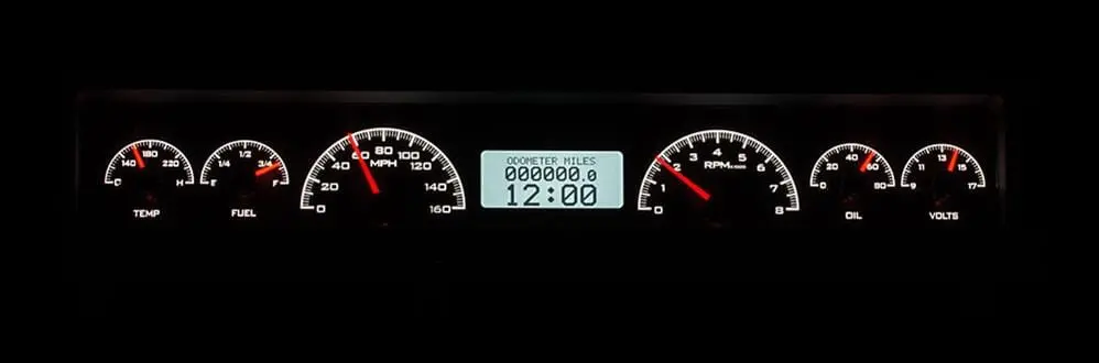 Dakota Digital Vhx-66F-Far-S-R Analog Gauge Cluster – Direct-Fit For Classic Ford Applications 1