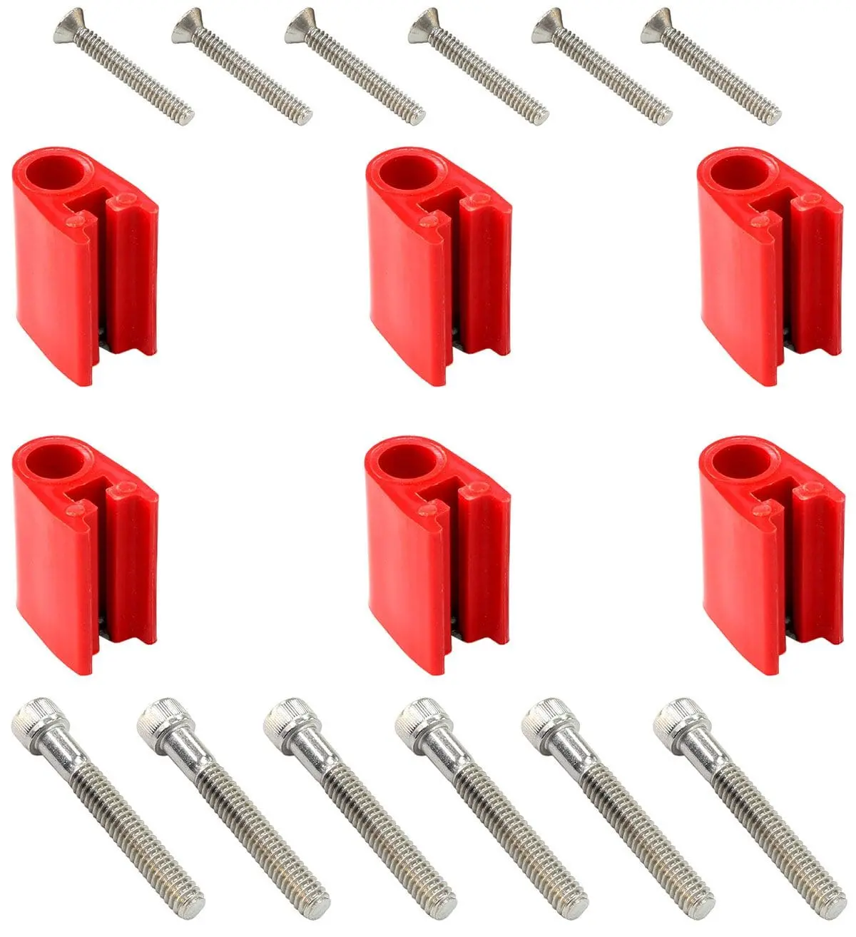 Vertical Separator Fitting Kit – Red Anodized Fluid Management System 1