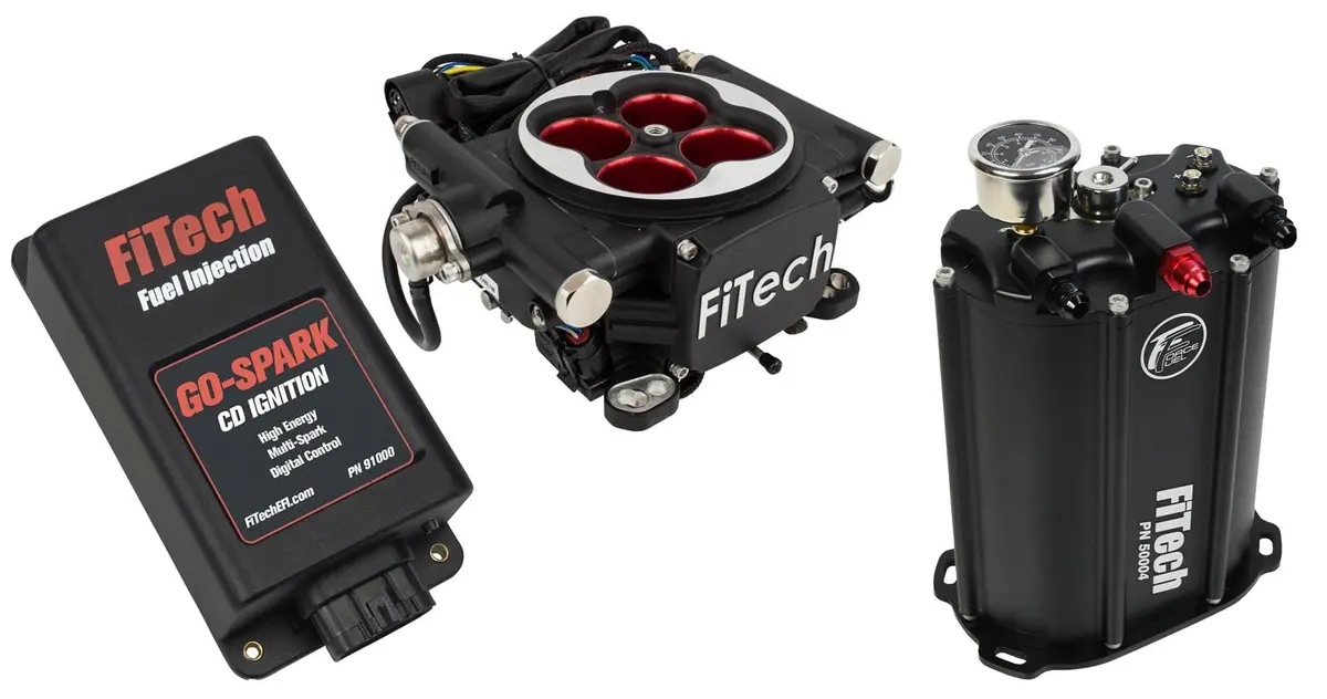 Fitech 93504 Go Efi 4 Power Adder – 600 Hp Self-Tuning Fuel Injection With Force Fuel 1