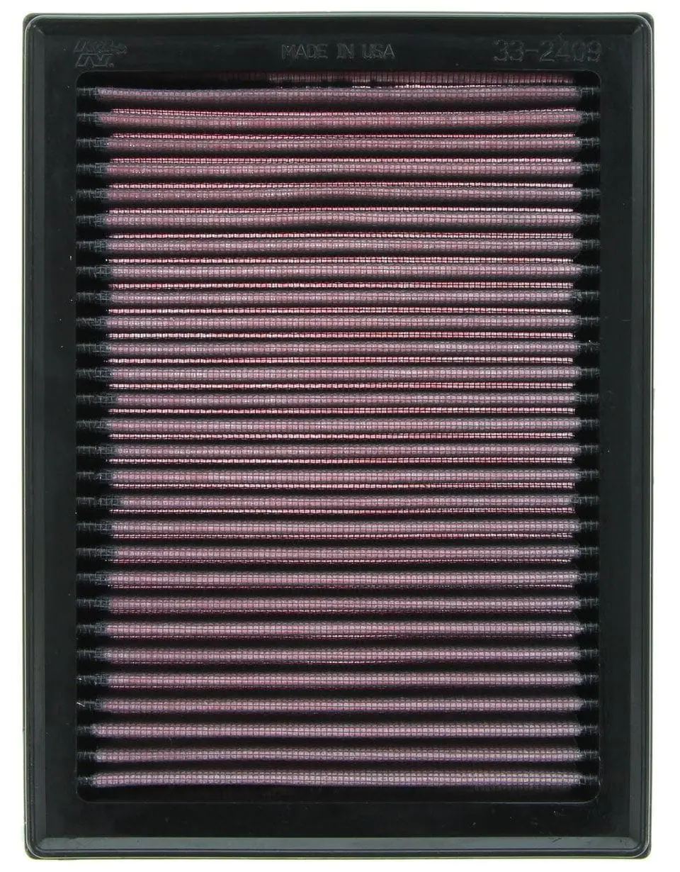 K&N High-Flow Replacement Air Filter – Panel Style, Fits Select Vehicles (Kn33-2409) 1