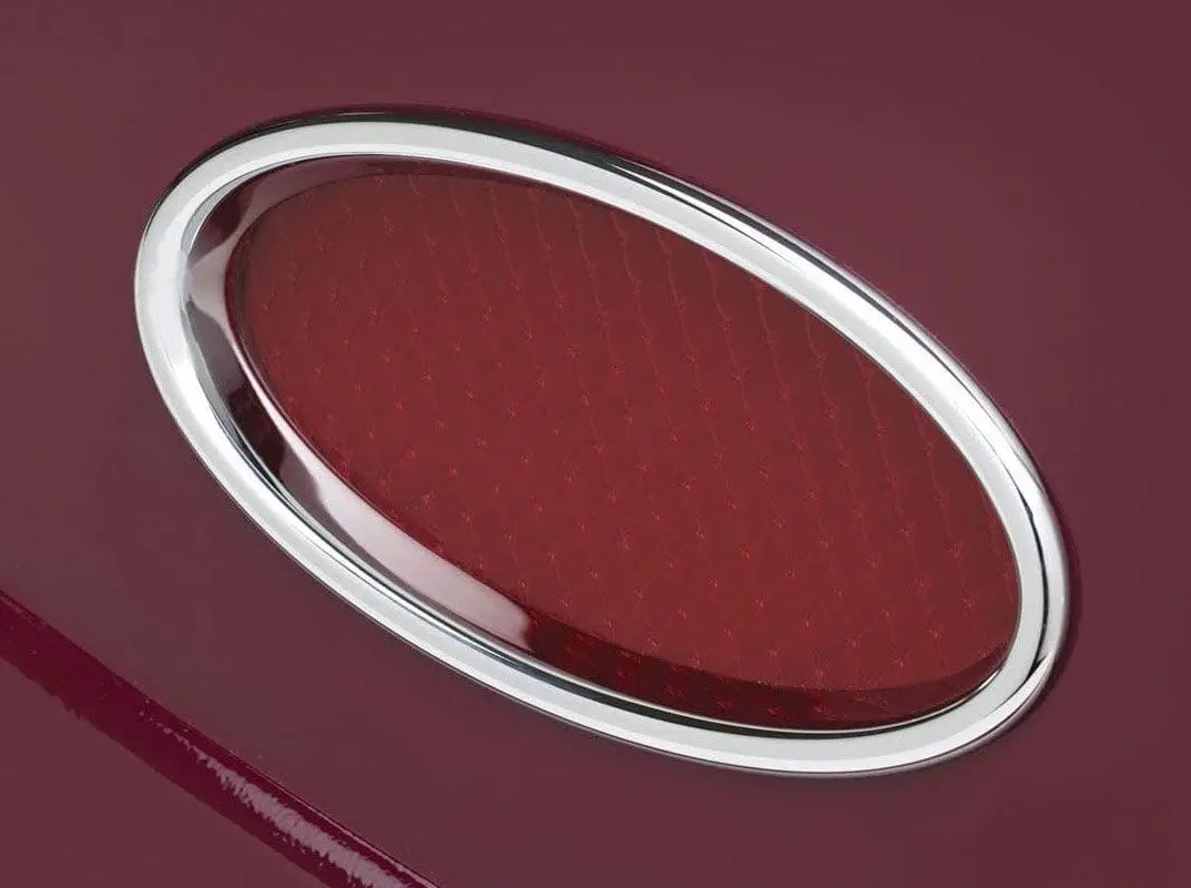 Chrome Billet Aluminum Led Tail Light Pair – Standard Oval Design Lk-Tl-1910 1