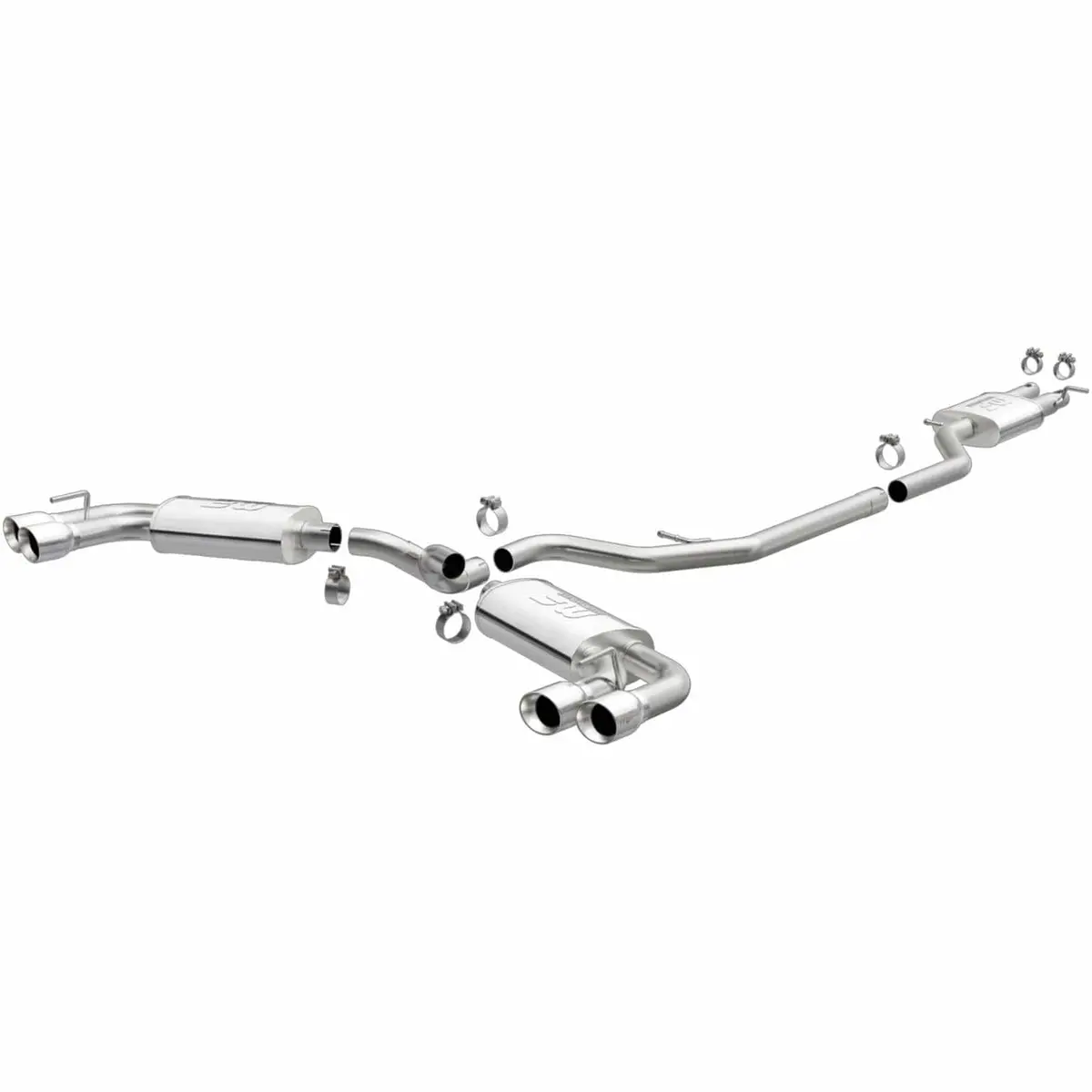 Magnaflow 19466 Street Series Cat-Back Exhaust System – Aggressive Tone & Improved Flow 1